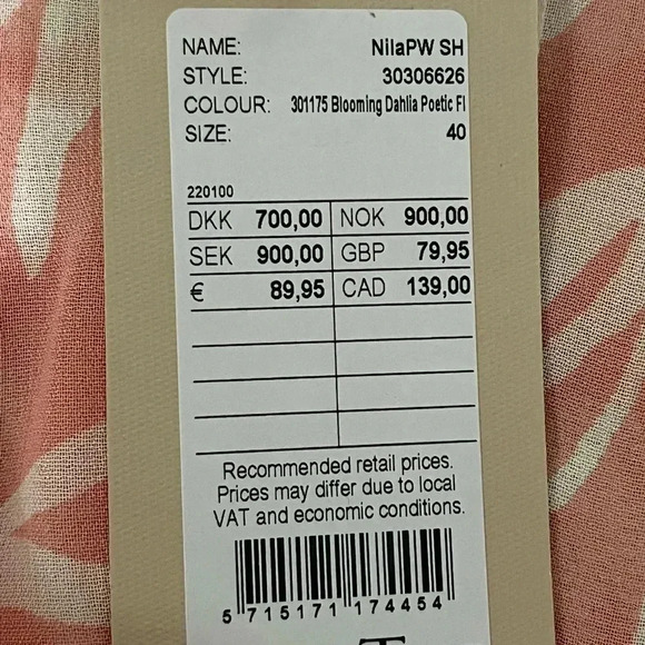 Part Two Nila Long Sleeve Ruffled Blouse Floral - Picture 12 of 16